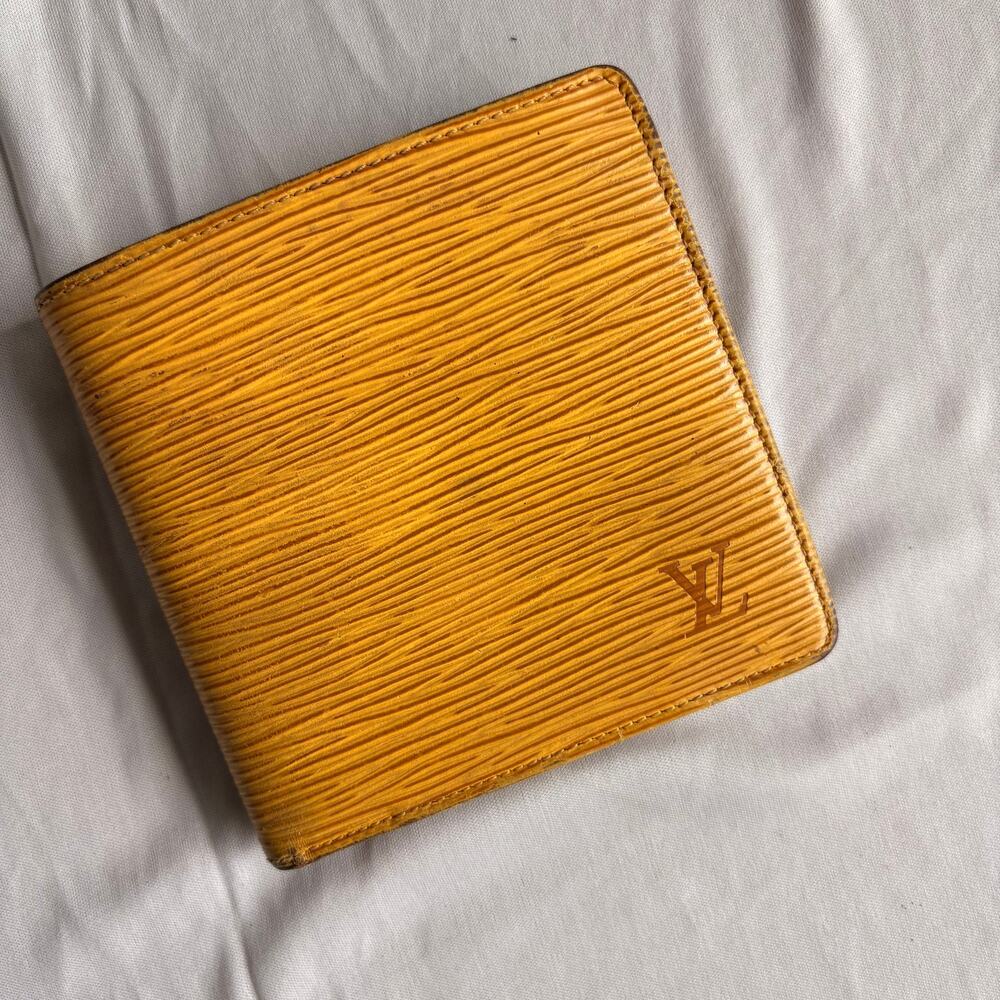 Louis Vuitton Marco Bifold Wallet - Tassil Yellow Epi Leather